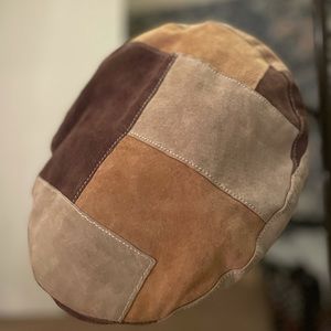 Vintage Wilson Leather Patchwork Cabbie Hat  — Vintage 90's 😎